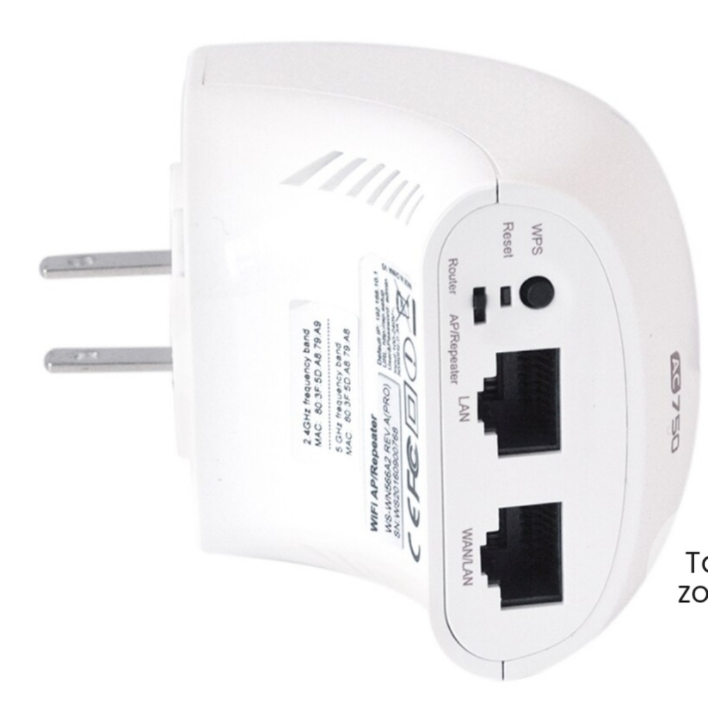 Hover-Way Mini AC Wireless Router/Repeater AC750 - Picture 7 of 9